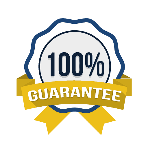 100% guarantee